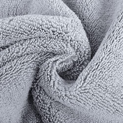 330 GSM Poly Blend Microfiber Shower Wash Cloth Face Towel (6 Count)