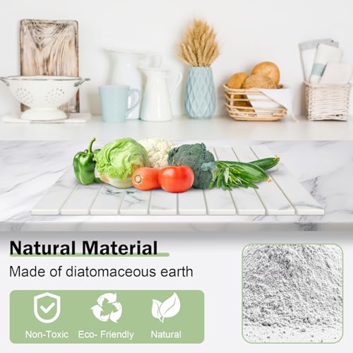 Stone Dish Drying Mat for Kitchen Counter
