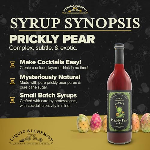 Prickly Pear Syrup for Cocktails (25.4 Fl Oz)