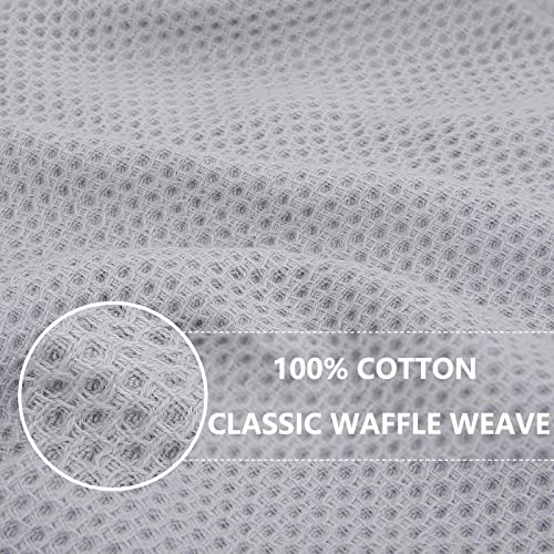 100% Cotton Waffle Weave Kitchen Dish Towels 8 (8 Count)