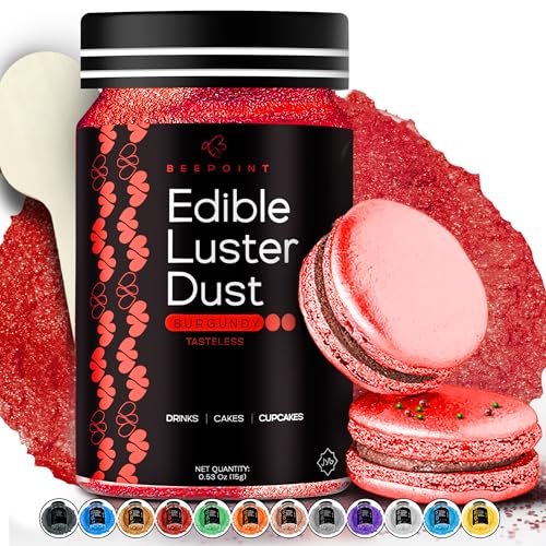 Burgundy Edible Luster Dust 15g
