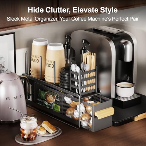 Narrow Coffee Bar Organizer