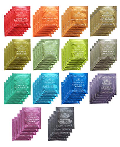 Assorted Tea Bag Sampler 70 Count Bundle Great for Birthday