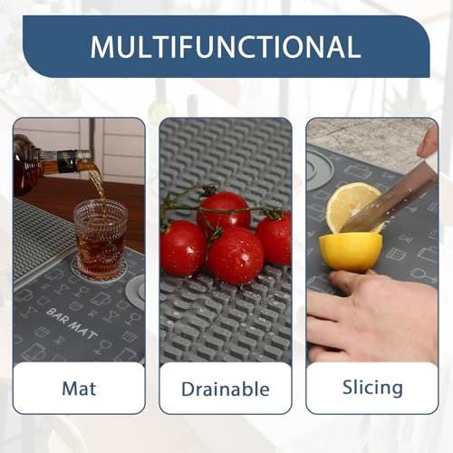 Foldable Bar Mat 18x12 inch