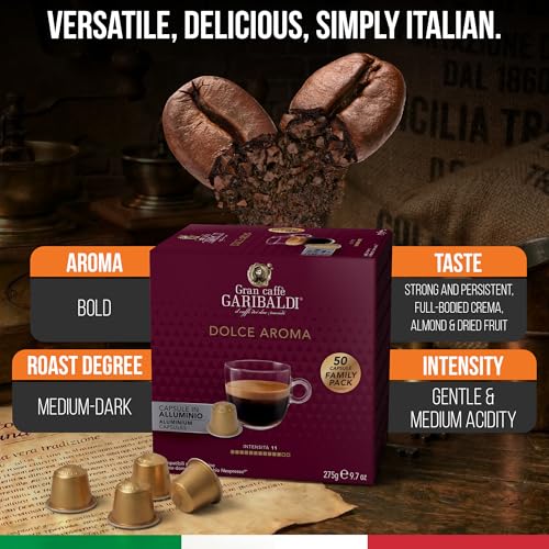 Gran Caffè Garibaldi Espresso Pods (50 Count)