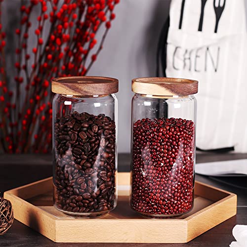 Borosilicate Glass Kitchen Jars (2 Count)
