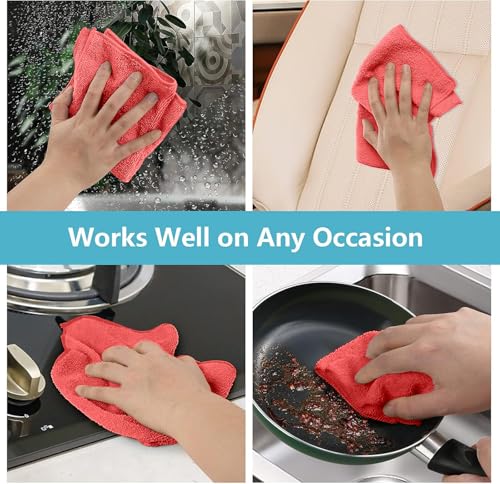 100PK Microfiber Cleaning Cloth (100 Count)