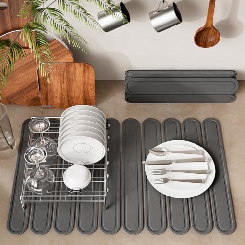 Stone Dish Drying Mat for Kitchen Counter