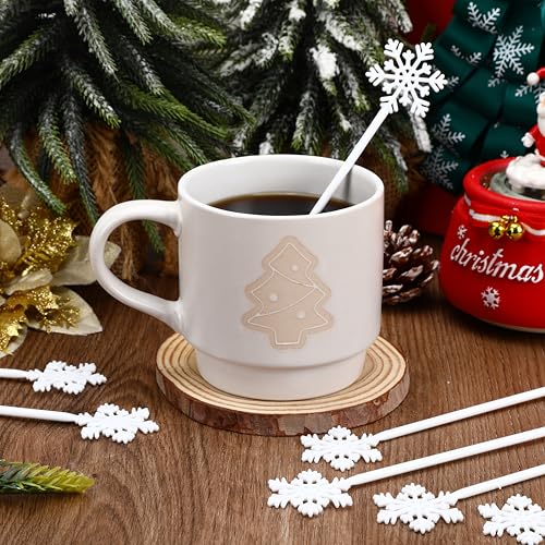 36 Pcs Christmas Snowflake Stir Sticks