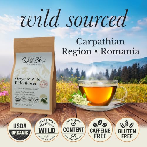 Organic Elderflower Tea (60 Count)
