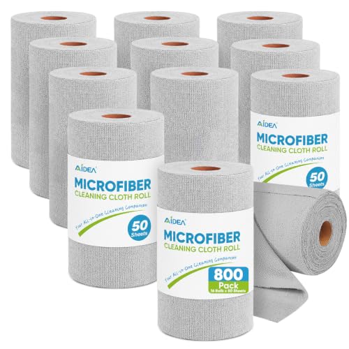Microfiber Cleaning Cloth Roll (800 Count)
