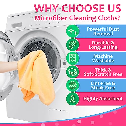 3 Pcs Extra Large Microfiber Cleaning Cloth
