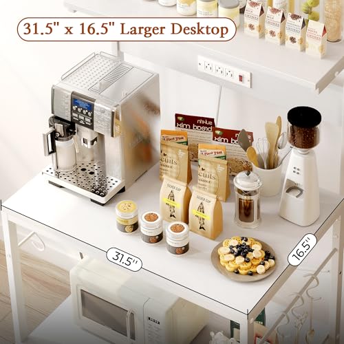 Bakers Rack with Power Outlets