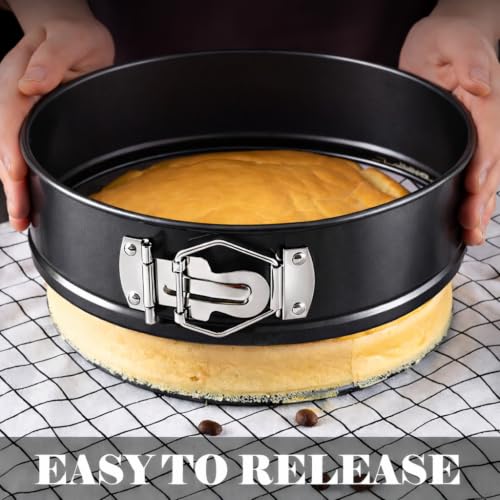 9 Inch Springform Pan 50Pcs Parchment Paper Cheesecake Nonstick Baking Mold