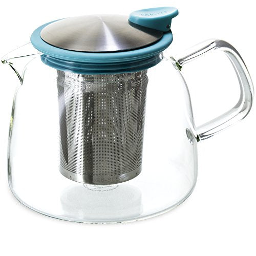 Bell Glass Teapot with Basket Infuser