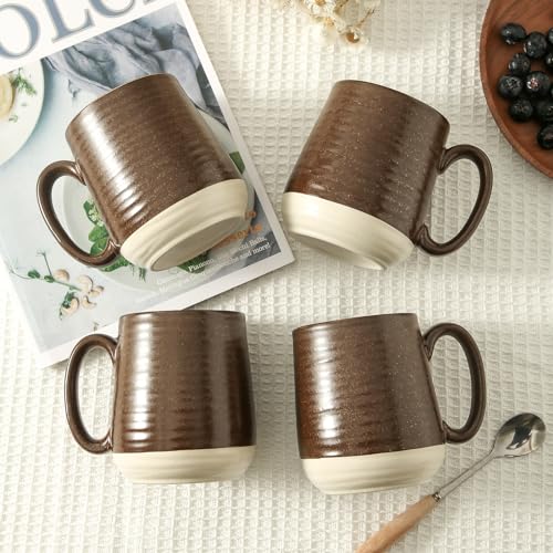 Porcelain Coffee Mugs Set of 4 (4 Count)
