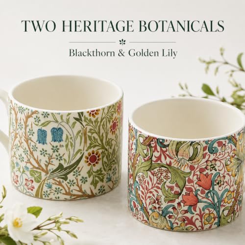 Spode Morris & Co 12 oz Mugs