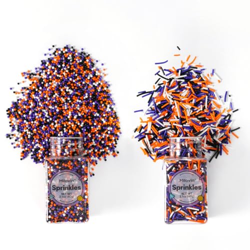 Edible Halloween Sprinkles for Cake Decorating (4.2 Ounce)