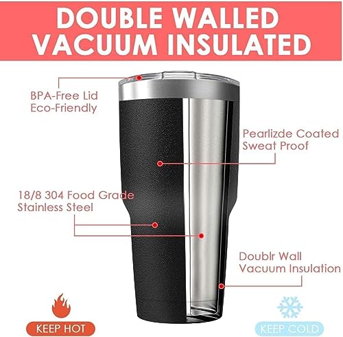 30oz Stainless Steel Travel Mug with Lid