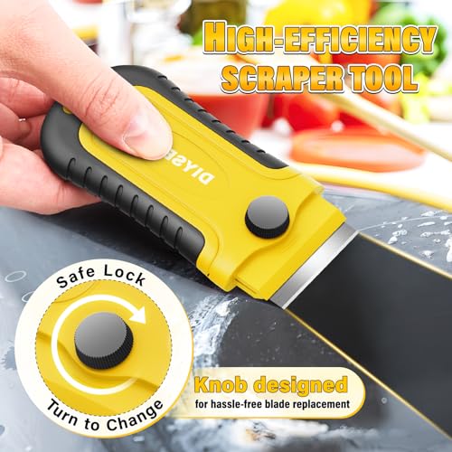 2 Pack Razor Blade Scrapers with 30 Blades (2 Count)