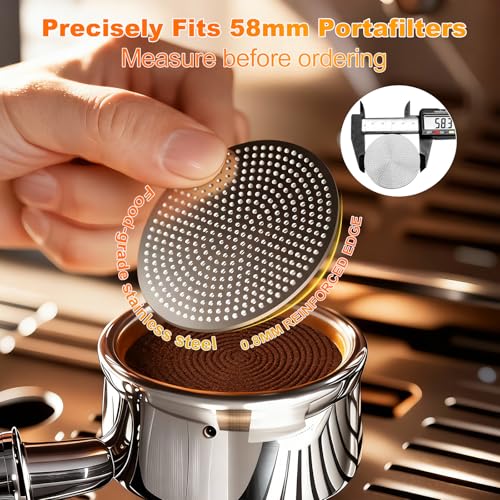 58mm Espresso Puck Screen for Coffee Portafilters