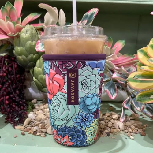 JavaSok Iced Coffee & Cold Soda Insulated Neoprene Cup Sleeve