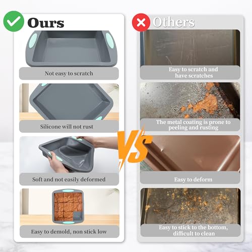 54 Pieces Silicone Baking Pans Set
