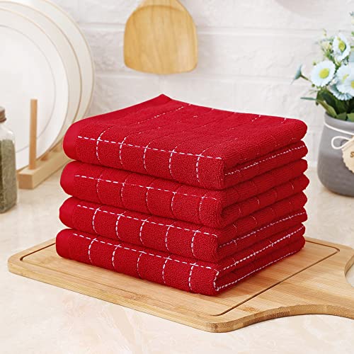 100% Cotton Terry Kitchen Towels (4 Count)