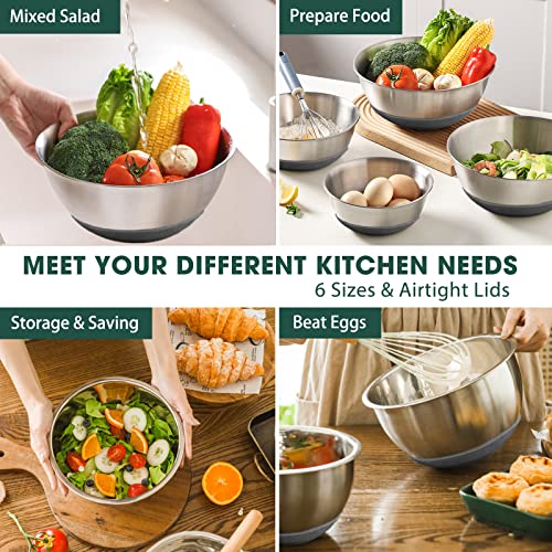Mixing Bowls with Airtight Lids