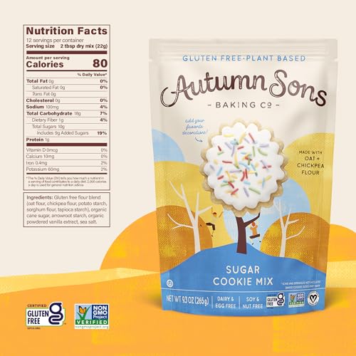 Autumn Sons Gluten Free Sugar Cookie Mix (27.9 Ounce)