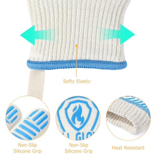 BBQ Gloves Oven Gloves 1472℉ Extreme Heat Resistant