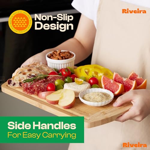 Two Tone Bamboo Wood Cutting Board (3 Count)