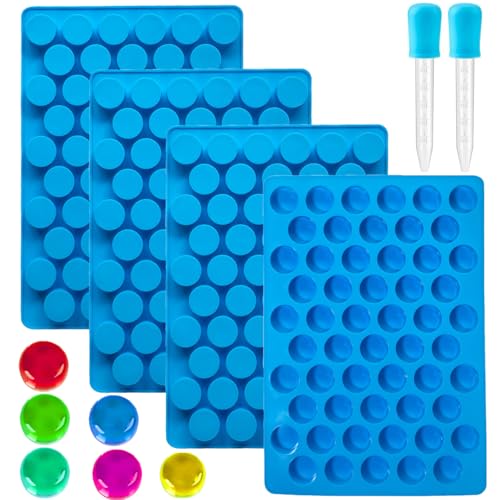Round Gummy Candy Molds (220 Count)