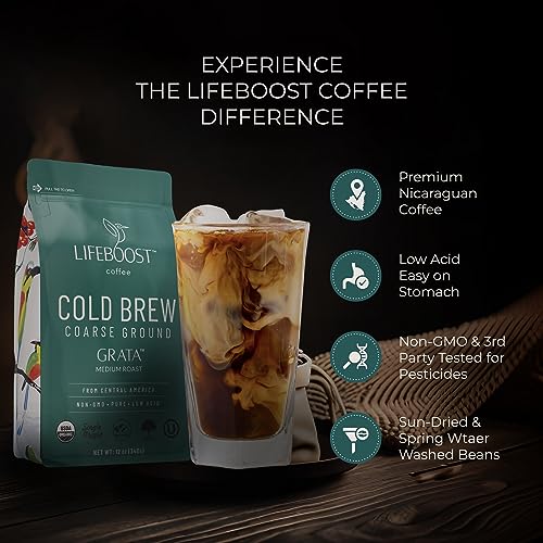 Low Acid Cold Brew Coffee (12 Ounce)