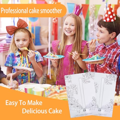 Fondant Smoother with Handle Acrylic Cake Smoother Tool for Icing fondant tools set