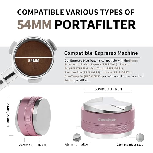 54mm Coffee Distributor and Tamper