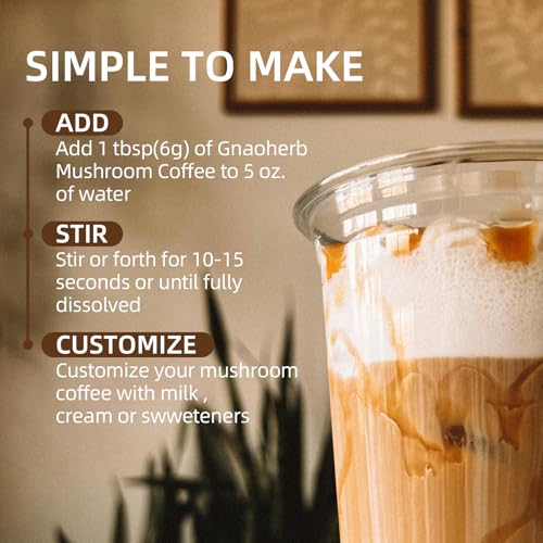 Instant Mushroom Coffee Powder (6.35 Ounce)