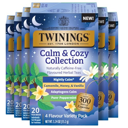 Calm & Cozy Bedtime Herbal Tea Variety (120 Count)