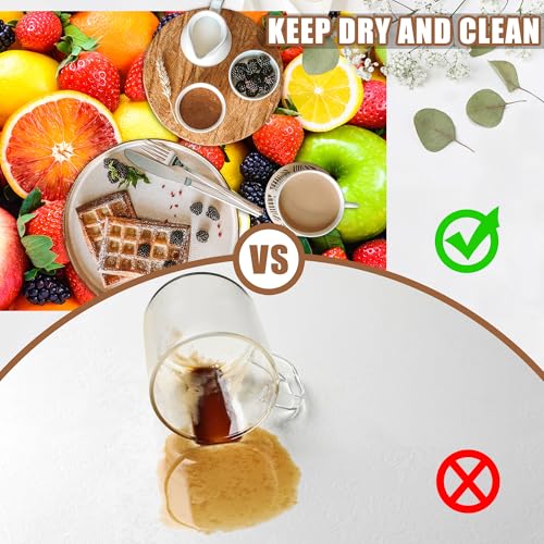 Fresh Fruits Dish Drying Mat for Kitchen Counter Coffee Bar Mat Hide Stain Absorbent Non