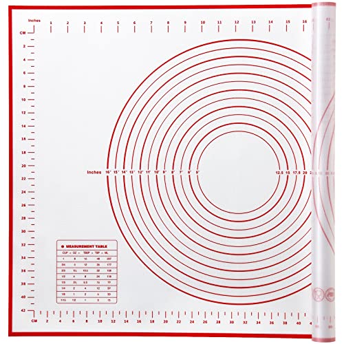 silicone pastry non stick baking mat with measurement fondant mat with three sizes for silicone baking mat