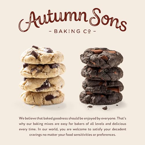 Gluten Free Chocolate Chunk & Double Chocolate Chunk Cookie Mix Combo Pack. Vegan Plant Based Baking Mix. Top 9 Allergen Free. 9.3 oz (18.6 Ounce)