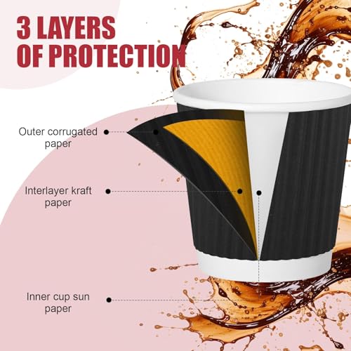 120 Pack Paper Espresso Coffee Cups (240 Count)