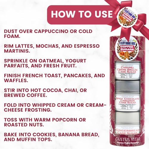 Coffee Sugars Gift Set of 3 (12 Ounce)