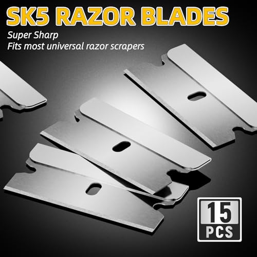 Razor Scraper with 15 Extra Razor Blades