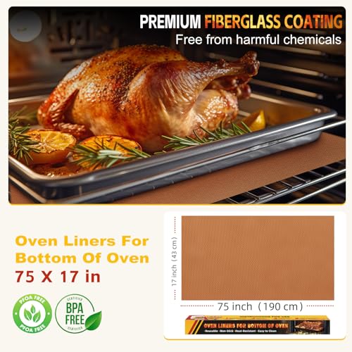 Large Oven Liners for Bottom of Oven