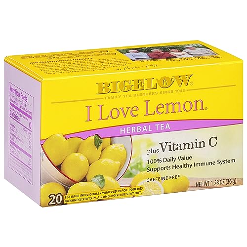 I Love Lemon with Vitamin C Herbal Tea (120 Count)