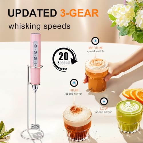 Handheld Milk Frother Wand for Coffee