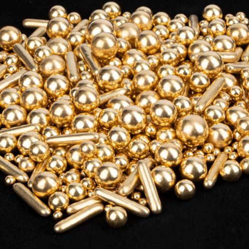 Gold Sprinkles 130g (4.58 Ounce)