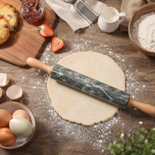 Natural Green Marble Rolling Pin