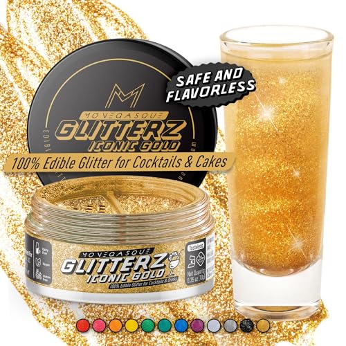 Iconic Gold Edible Glitter for Drinks & Cakes